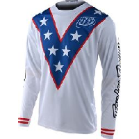 Photo Maillot manches longues troy lee designs gp le blanc