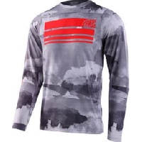 Photo Maillot manches longues troy lee designs skyline gris