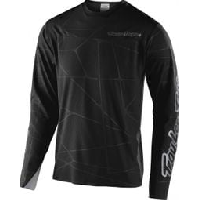 Photo Maillot manches longues troy lee designs sprint noir argente