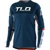 Photo Maillot troy lee designs sprint factura bleu orange