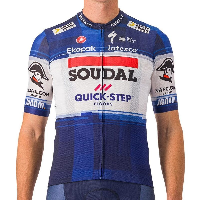 Photo Maillot vélo manches courtes Castelli Competizione 2 Soudal - Quick Step 2023 L bleu