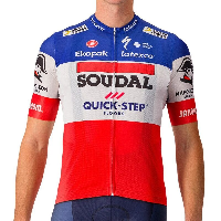 Photo Maillot vélo manches courtes Castelli Competizione 2 Soudal - Quick Step French Champion 2023 L tricolore