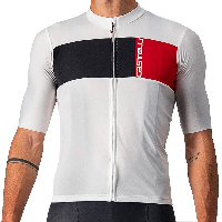 Photo Maillot vélo manches courtes Castelli Prologo 7 2023 L blanc