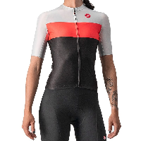 Photo Maillot vélo manches courtes Femme Castelli Aero Pro W 2022 M tricolore M tricolore