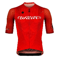 Photo Maillot vélo manches courtes Wilier Maglia Team Uomo 2023 rouge L