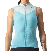 Photo Maillot vélo sans manche femme Castelli Solaris Sleeveless Jersey 2023 L turquoise