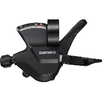 Photo Manette de vitesses gauche avant shimano sl m315 l 3v avec indicateur et cable