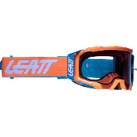 Photo Masque leatt velocity 5 5 neon orange ecran gris clair 58