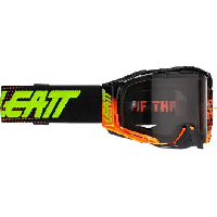 Photo Masque leatt velocity 6 5 orange fluo ecran gris clair 58