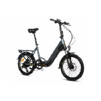 Photo Moma bikes velo electrique de ville pliant e20pro aluminium shimano 7v bat ion lithium 48v 13ah
