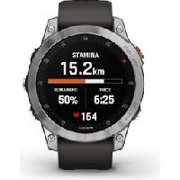 Photo Montre de sport garmin epix argent noir