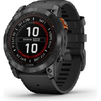 Photo Montre de sport garmin fenix 7x pro solar edition gris slate noir