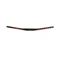 Photo Msc cintre plat carbon flat bar 31 8x740mm noir rouge