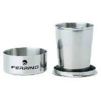 Photo Mug ferrino stainless steel foldable tumbler gris