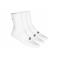 Photo Pack de 3 paires de chaussettes asics crew blanc unisex