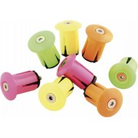 Photo Paire de capuchons avec expandeur pour boutons jaune fluo