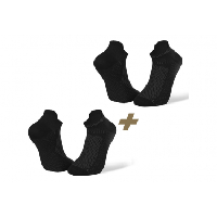 Photo Paire de chaussettes bv sport light 3d ultra courte x2 noir