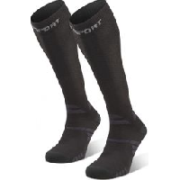 Photo Paire de chaussettes bv sport trek compression evo noir gris