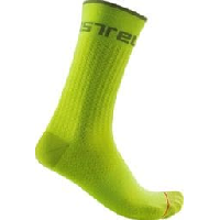 Photo Paire de chaussettes castelli distanza 20 vert lime