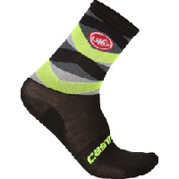 Photo Paire de chaussettes castelli fatto 12 noir jaune