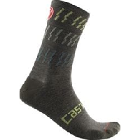 Photo Paire de chaussettes castelli mid winter 18 vert khaki