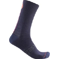 Photo Paire de chaussettes castelli racing stripe 18 bleu