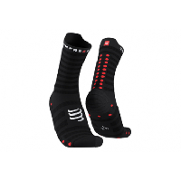 Photo Paire de chaussettes compressport pro racing socks v4 0 ultralight run high noir