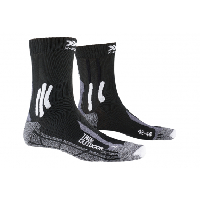 Photo Paire de chaussettes x socks trek outdoor noir gris