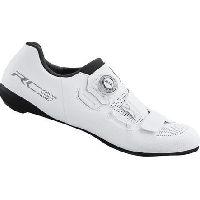 Photo Paire de chaussures route femme shimano rc502 blanc