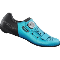 Photo Paire de chaussures route femme shimano rc502 bleu turquoise