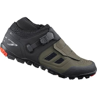 Photo Paire de chaussures vtt shimano me702 olive