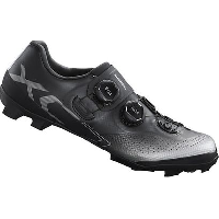 Photo Paire de chaussures vtt shimano xc702 large noir argent