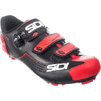 Photo Paire de chaussures vtt sidi 2018 trace noir rouge