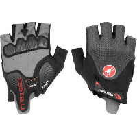 Photo Paire de gants courts castelli arenberg gel 2 gris noir