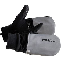 Photo Paire de gants craft hybrid weather argent