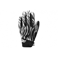 Photo Paire de gants longs enfant racer 1927 gp style noir blanc