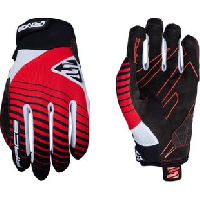 Photo Paire de gants longs five race rouge noir blanc