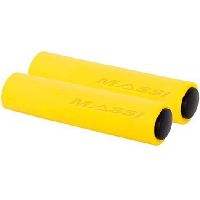 Photo Paire de grips massi silicone mat jaune