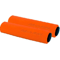 Photo Paire de grips massi silicone mat orange