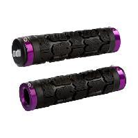 Photo Paire de grips odi rogue lock on 130mm noir violet