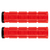 Photo Paire de grips oury grips lock on v2 rouge candy