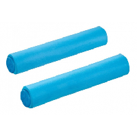 Photo Paire de grips supacaz siliconez bleu fluo