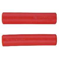 Photo Paire de grips syncros silicone rouge spicy