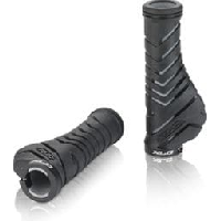 Photo Paire de grips xlc gr s30 ergonomiques 130 mm noir gris