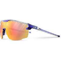 Photo Paire de lunettes julbo ultimate reactiv 1 3 fdj bleu blanc