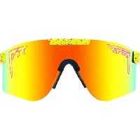 Photo Paire de lunettes pit viper the 1993 polarized double wide jaune