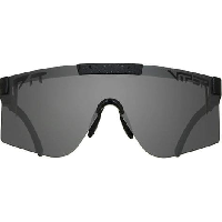 Photo Paire de lunettes pit viper the blacking out polarized 2000s noir gris polarise