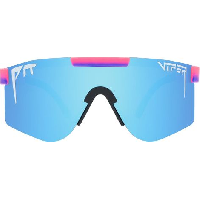 Photo Paire de lunettes pit viper the leisurecraft double wide rose bleu