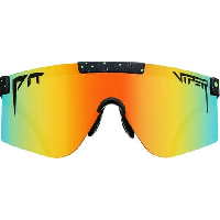 Photo Paire de lunettes pit viper the monster bull polarized 2000s noir jaune polarise