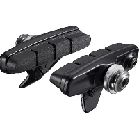 Photo Paire de patins de freins shimano r55c4 avec cartouches dura ace br 9000 jantes aluminium